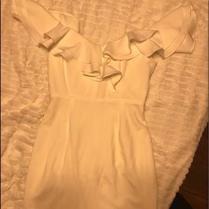 Cute white fitted dress